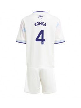 Aston Villa Ezri Konsa #4 Replika Tredje Kläder Barn 2025-26 Kortärmad (+ byxor)